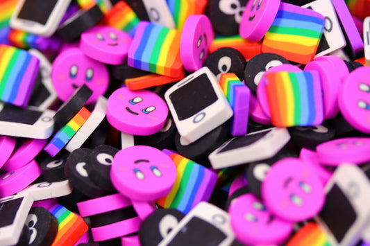 LARGE HAPPYMIX FIMO PIECES