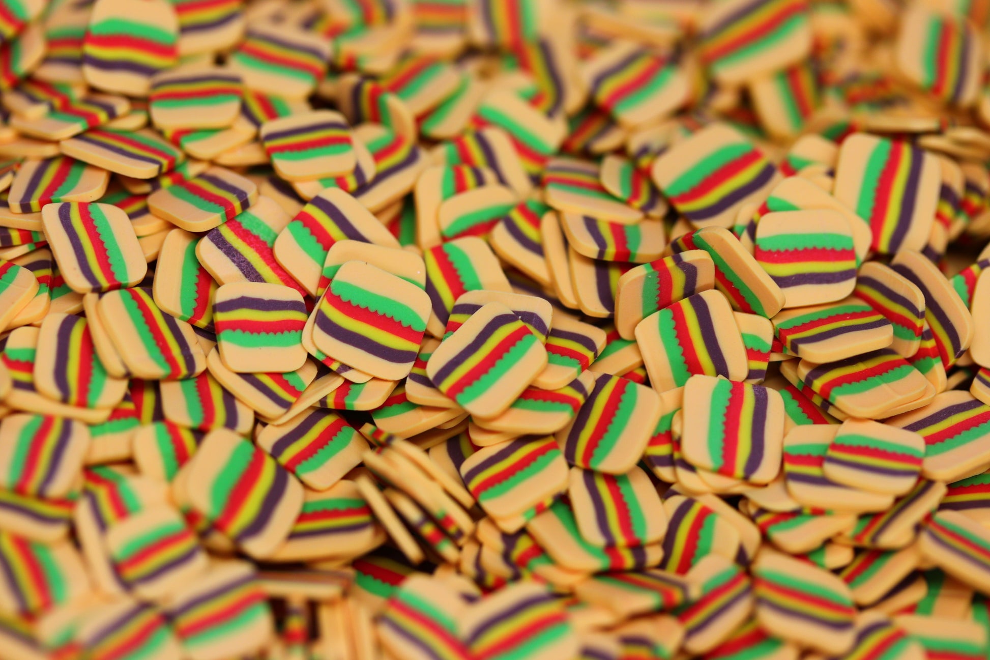 HAMBURGER FIMO PIECES fimo