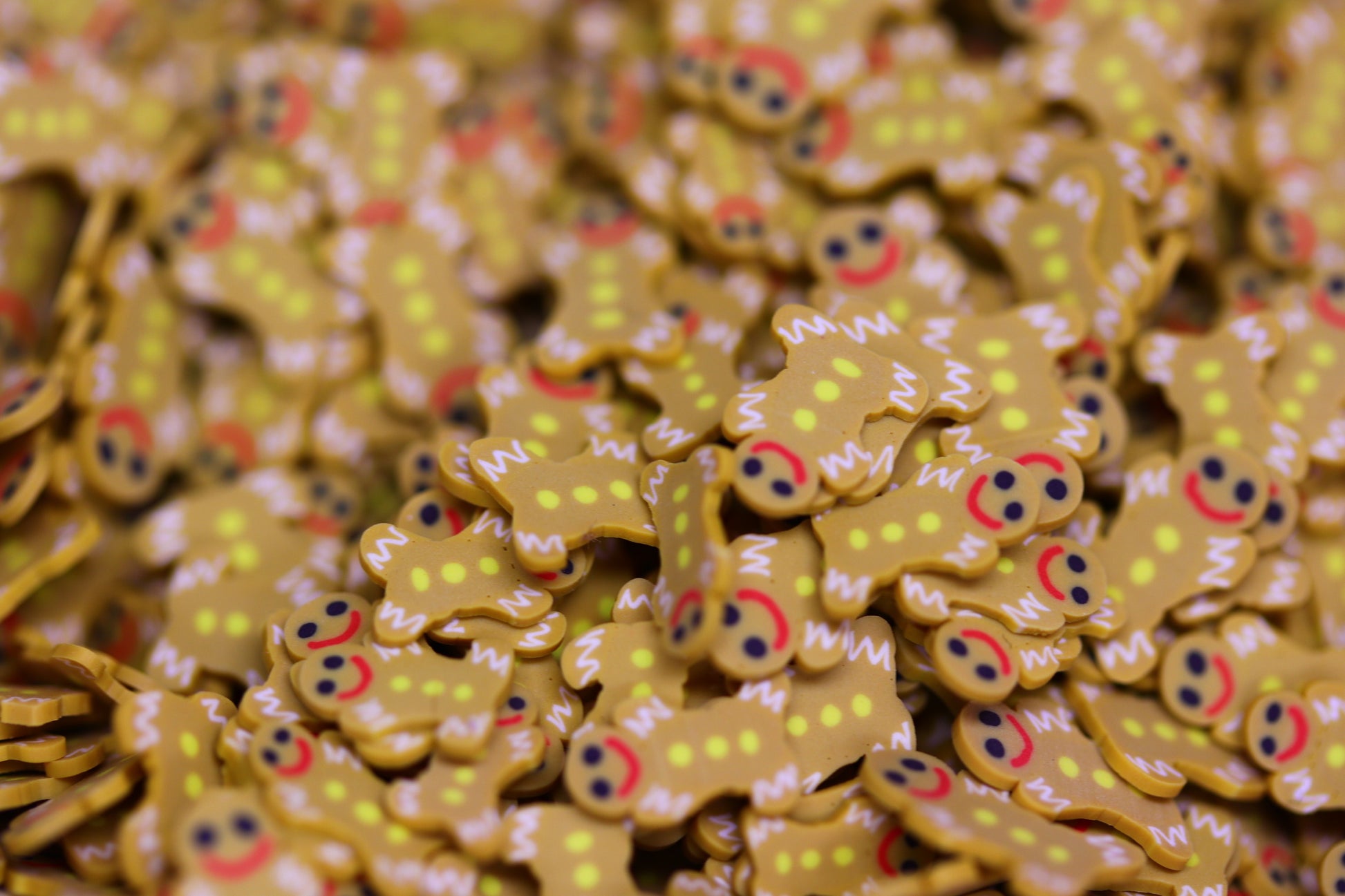 GINGERBREAD MAN FIMO PIECES fimo