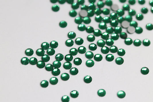 Emerald SS6 (Unicorn Lab Rhinestones) nail crystals The original Shimmer Cuticle Oil – Handcrafted in Melbourne since 2017 – First cuticle oil droppers to hit the Australian market