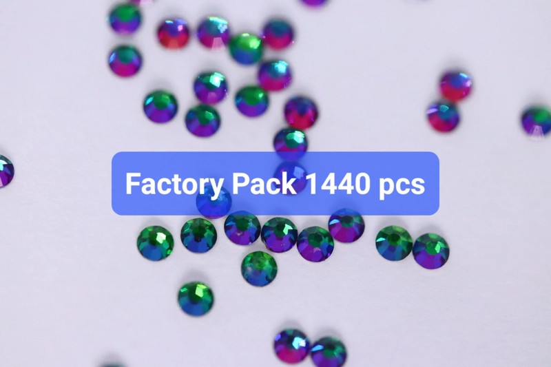 FACTORY PACK -Green Volcano SS6 - 1440 crystals - Unicorn Lab