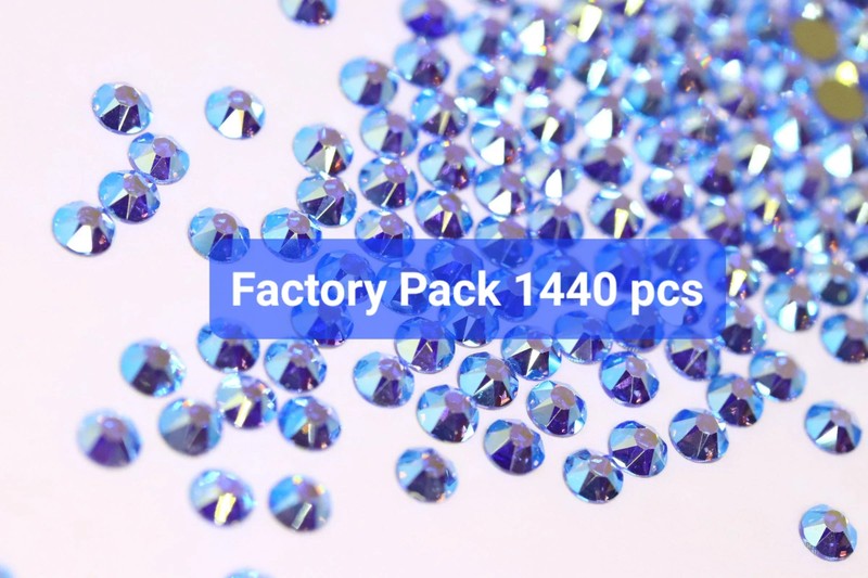 FACTORY PACK -Light Sapphire AB SS16 - 1440 Crystals - Unicorn Lab