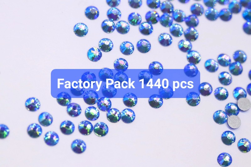 FACTORY PACK - Light Sapphire AB SS10 - 1440 Crystals - Unicorn Lab