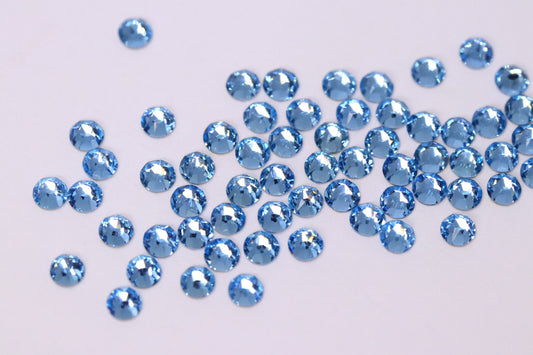 Aquamarine SS10 (Unicorn Lab Rhinestones) nail crystals The original Shimmer Cuticle Oil – Handcrafted in Melbourne since 2017 – First cuticle oil droppers to hit the Australian market