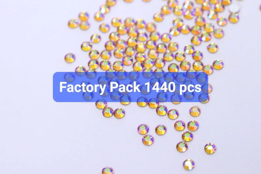 FACTORY PACK - Champagne AB SS6 - 1440 Crystals - Unicorn Lab