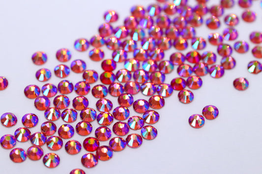 Rose AB SS10 (Unicorn Lab Rhinestones) nail crystals The original Shimmer Cuticle Oil – Handcrafted in Melbourne since 2017 – First cuticle oil droppers to hit the Australian market