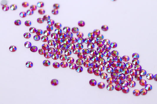 Rose AB SS6 (Unicorn Lab Rhinestones) nail crystals The original Shimmer Cuticle Oil – Handcrafted in Melbourne since 2017 – First cuticle oil droppers to hit the Australian market