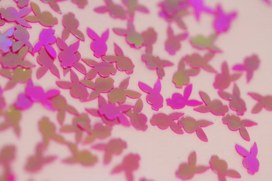 Fuschia bunny Glitter - Unicorn Lab
