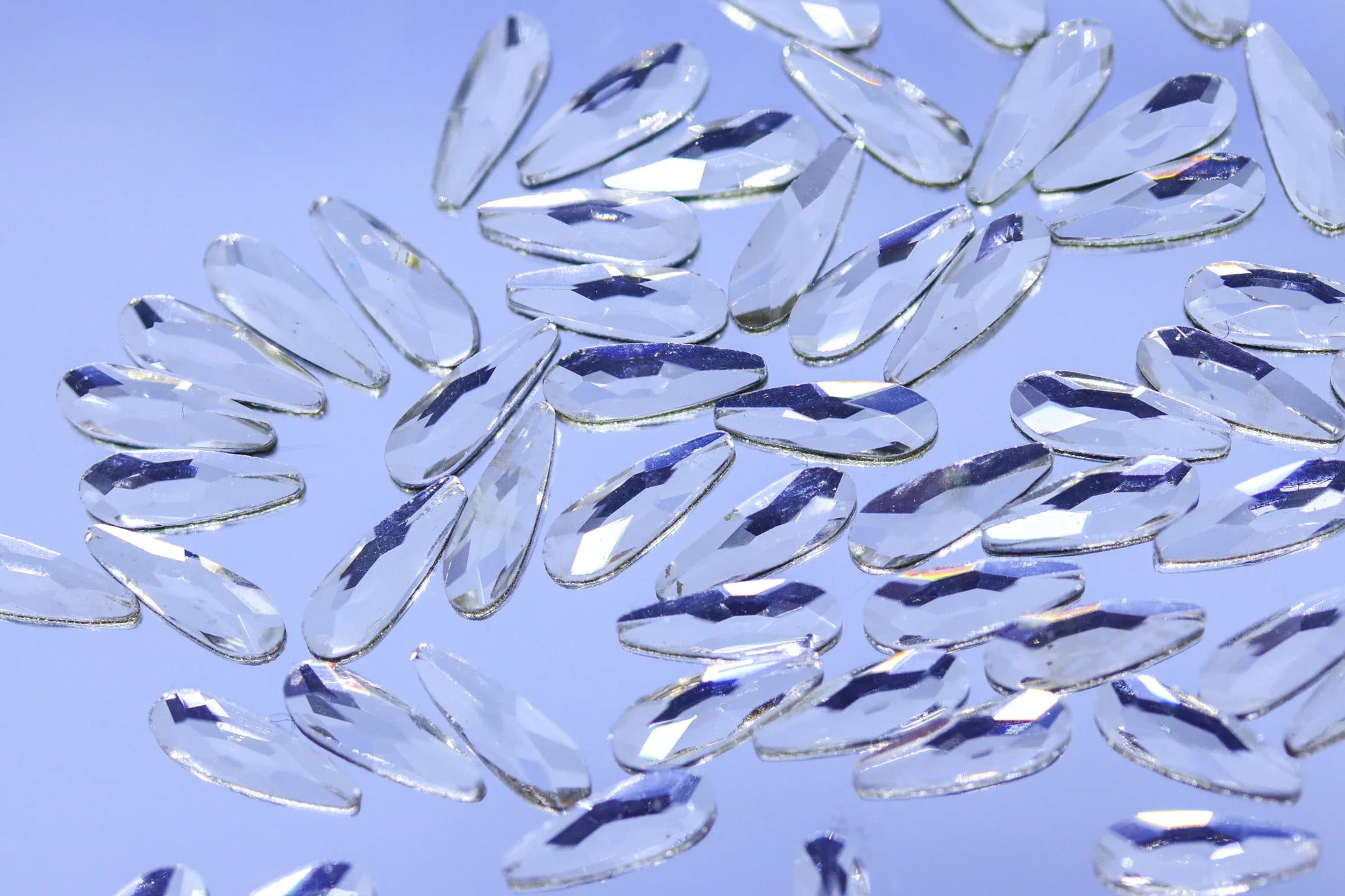 6mm Nail Crystals Raindrop Rhinestones from Unicorn Lab - Unicorn Lab