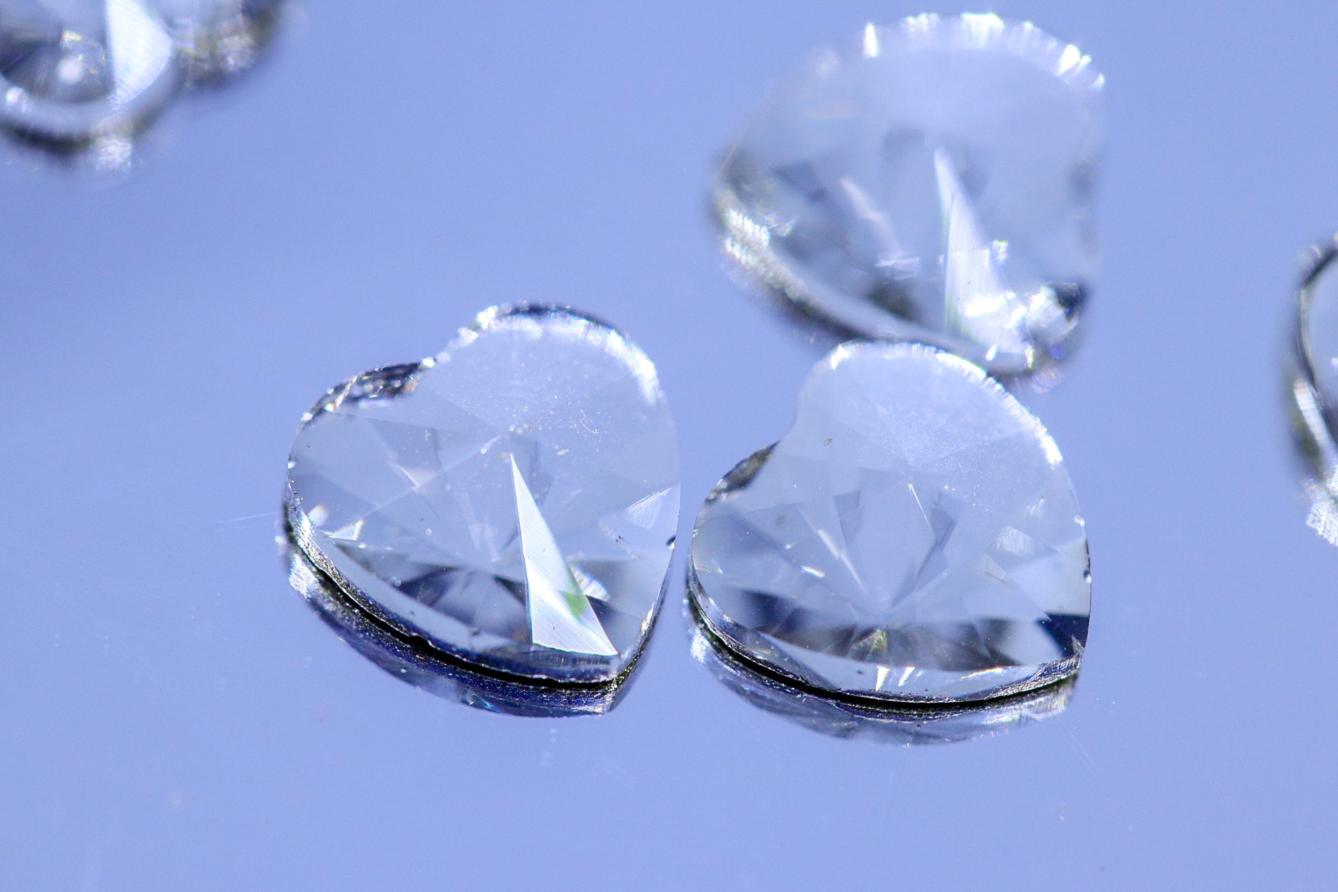 Crystal Heart Flatback 7mm (Unicorn Lab Rhinestones) nail crystals