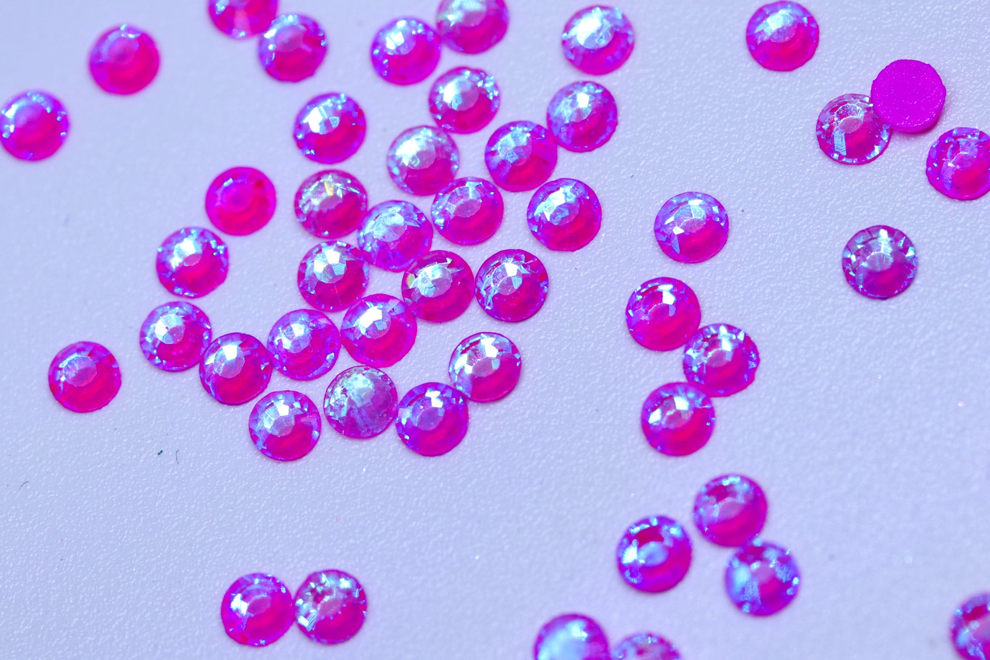 Light Amethyst Luminous SS12 (Unicorn Lab Rhinestones) nail crystals The original Shimmer Cuticle Oil – Handcrafted in Melbourne since 2017 – First cuticle oil droppers to hit the Australian market