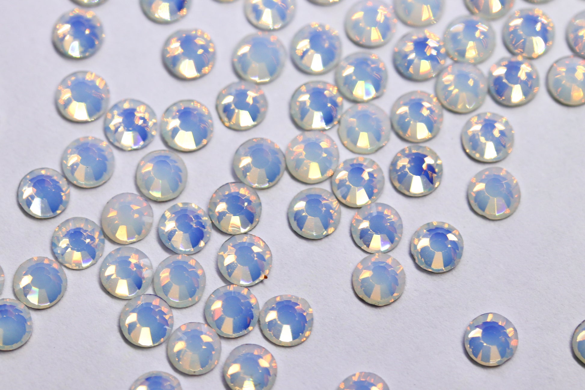 White Opal SS12 (Unicorn Lab Rhinestones) nail crystals The original Shimmer Cuticle Oil – Handcrafted in Melbourne since 2017 – First cuticle oil droppers to hit the Australian market