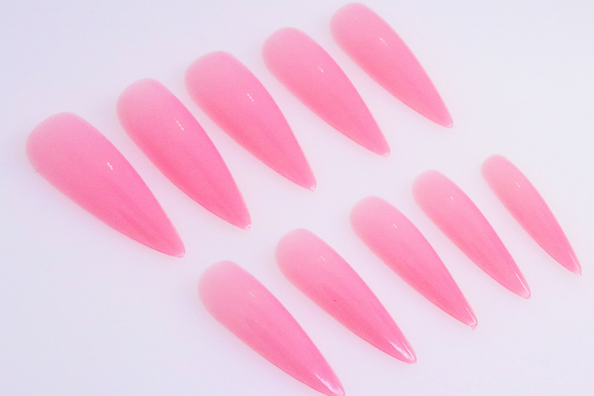 Long Pink Stiletto Tips nail extension The original Shimmer Cuticle Oil – Handcrafted in Melbourne since 2017 – First cuticle oil droppers to hit the Australian market