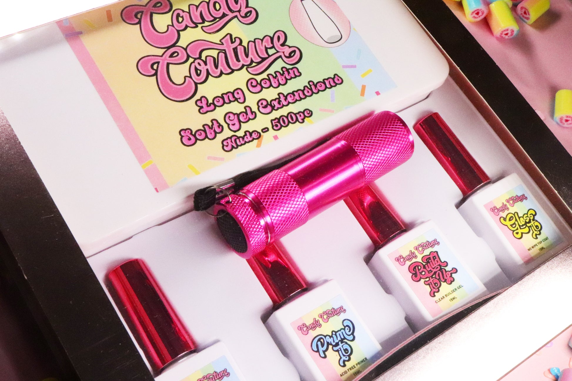Candy Couture Gel Extension Kit nail extension The original Shimmer Cuticle Oil – Handcrafted in Melbourne since 2017 – First cuticle oil droppers to hit the Australian market