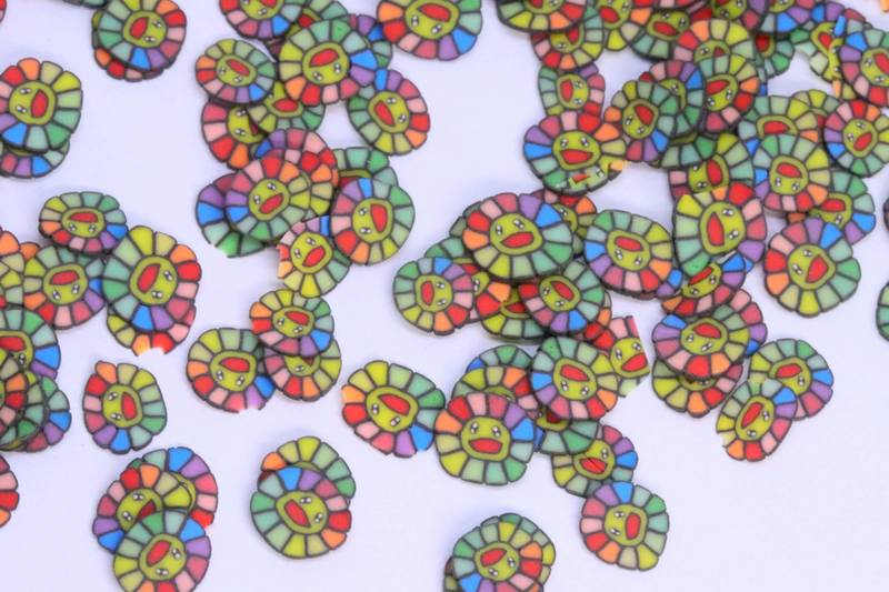 RAINBOW FLOWERS FIMO PIECES - Unicorn Lab