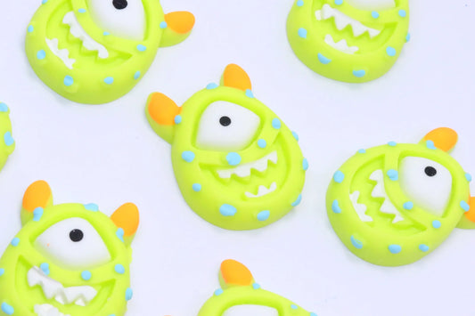 XL GREEN MONSTER CHARMS x8 - Unicorn Lab