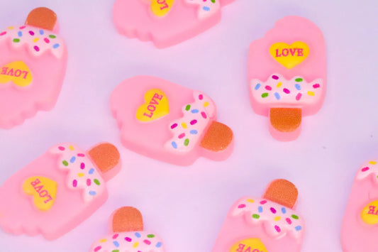 LOVE ICE CREAM charm x8 - Unicorn Lab