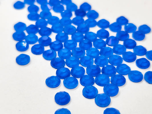 Neon Blue SS16 (Unicorn Lab Rhinestones) nail crystals The original Shimmer Cuticle Oil – Handcrafted in Melbourne since 2017 – First cuticle oil droppers to hit the Australian market