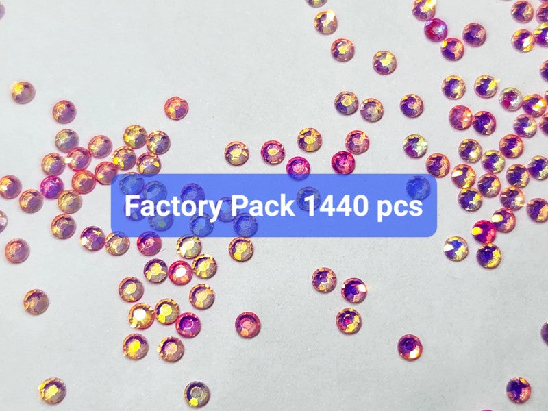 FACTORY PACK -Dark Pink Luminous Opal Rhinestones - SS6 - Unicorn Lab
