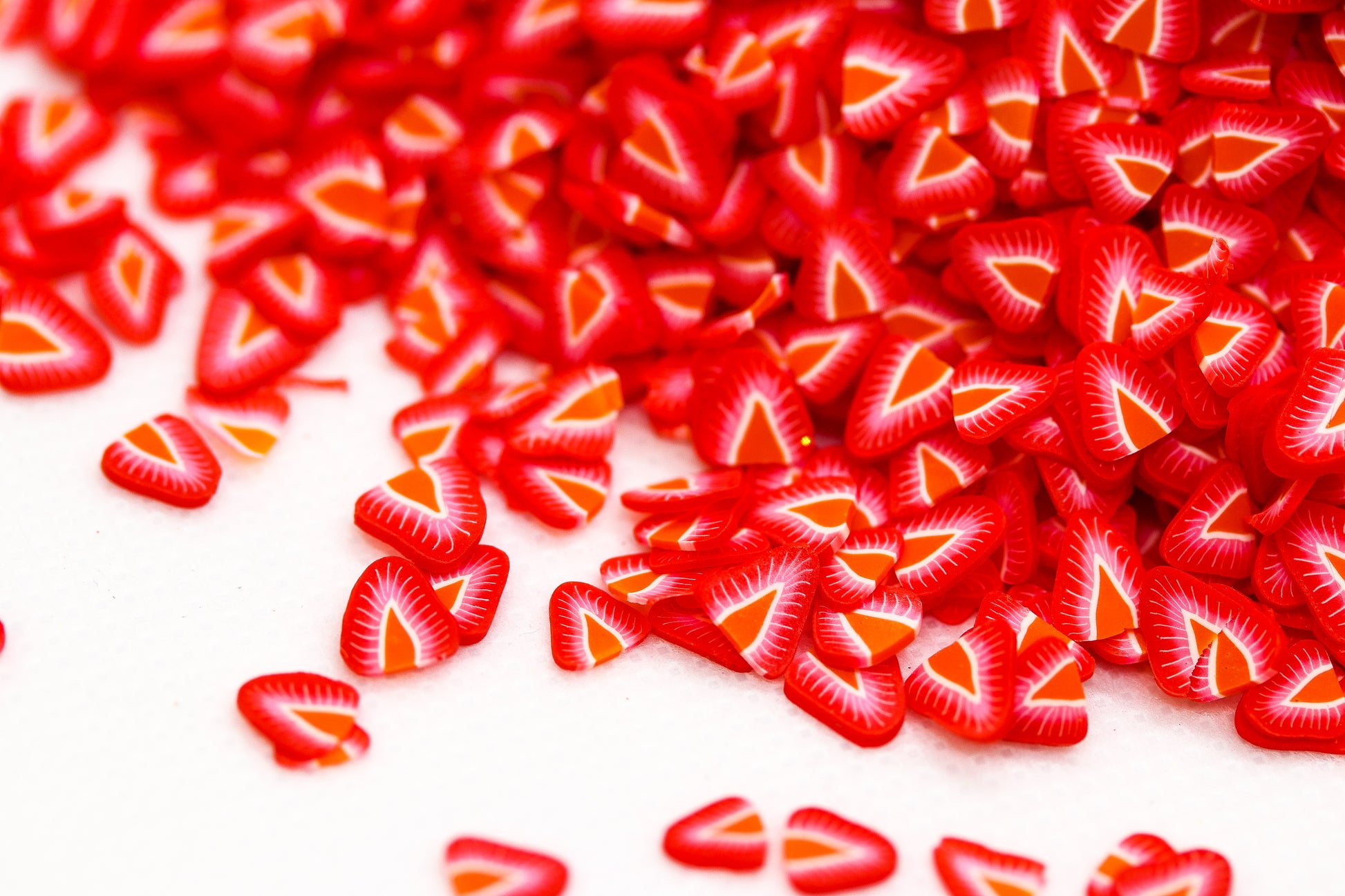 STRAWBERRY FIMO PIECES fimo