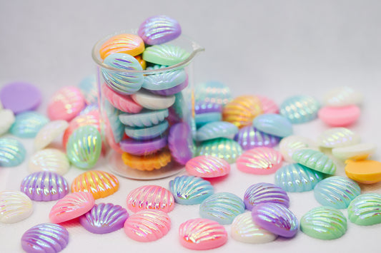 3D XL large shell charms x 8 charm