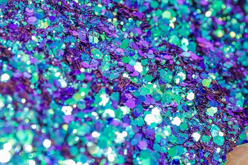 Peacock Shift Glitter - Blue Shift Glitter in Test Tube - Unicorn Lab