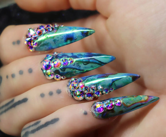 Abalone Shell Waterslide Decals - Unicorn Lab