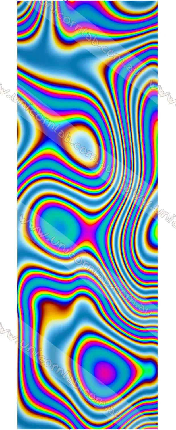 Acid Holo Pattern Waterslide Decals - Unicorn Lab