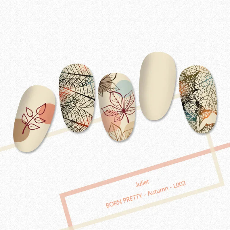 Stamping Plate - BP002 Autumn - Unicorn Lab