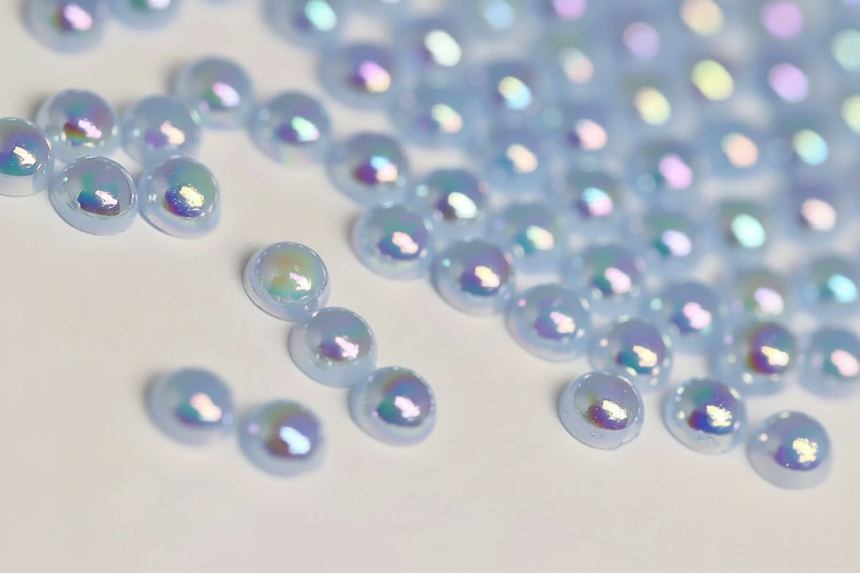 Blue Iridescent Pearl 3mm - Unicorn Lab