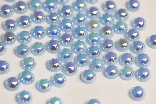 Blue Iridescent Pearl 4mm - Unicorn Lab