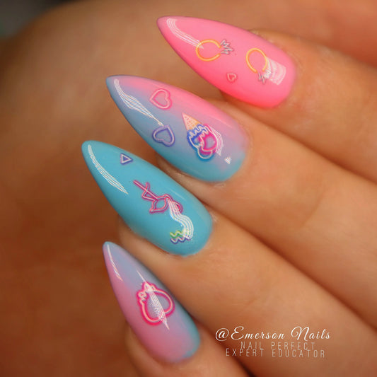 Nail Sticker - Design MC093 - Unicorn Lab