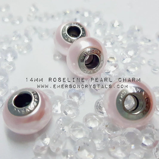 Roseline Pearl Charm (5890) - Unicorn Lab