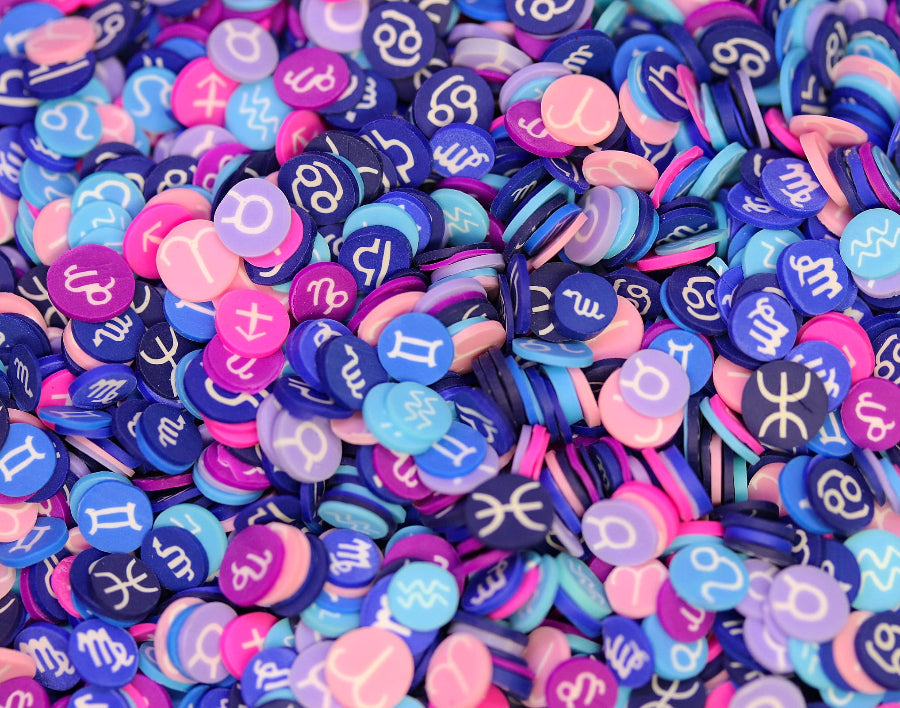 ZODIAC FIMO PIECES fimo - Part of the large range of fimo at Unicorn Lab. Shop affordable fimo in bulk for nail art, crafting, scrap booking and resin projects. Fimo nail art Australia