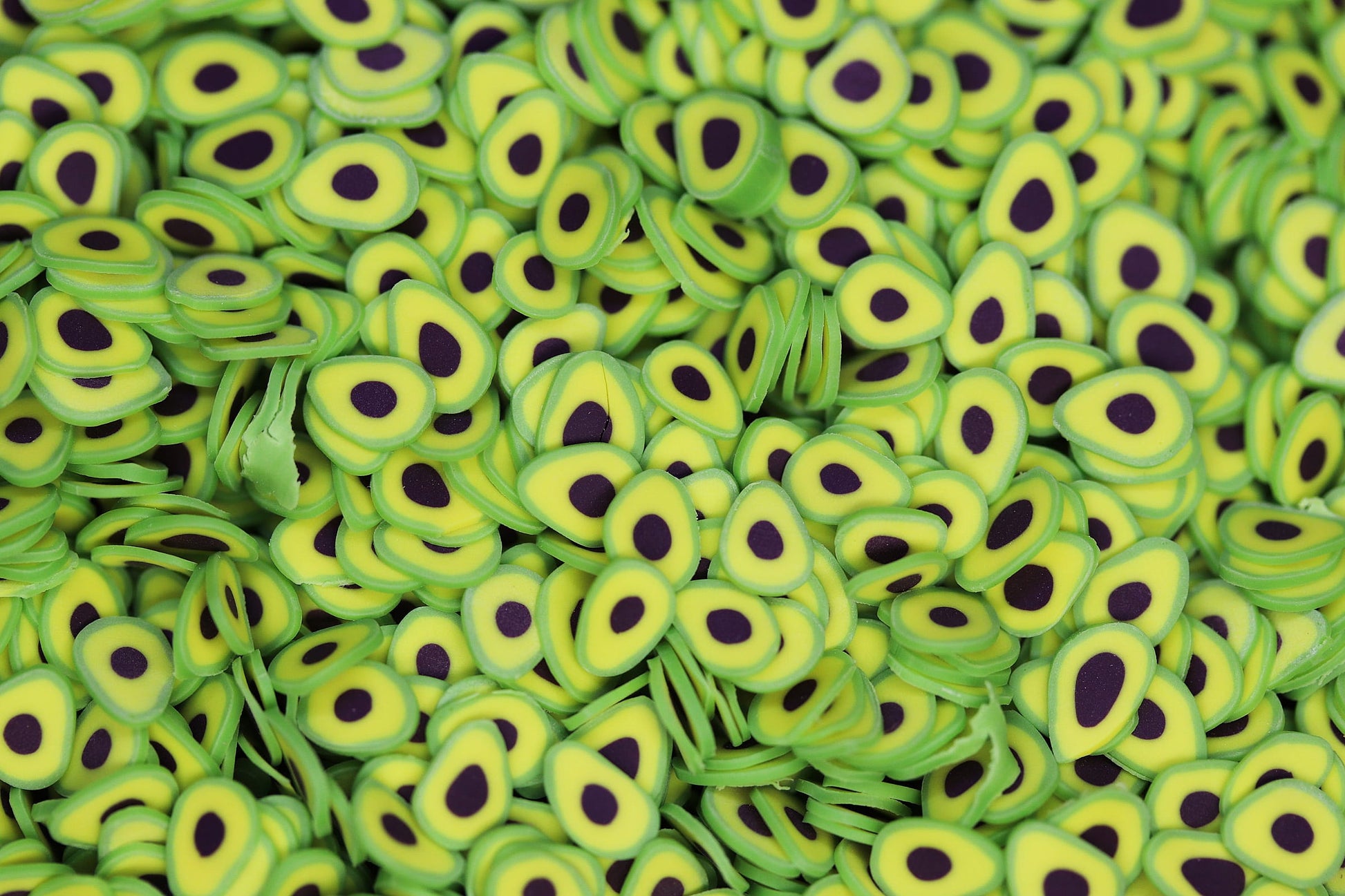 AVOCADO FIMO PIECES fimo