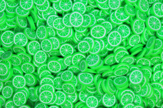 LIME FIMO PIECES