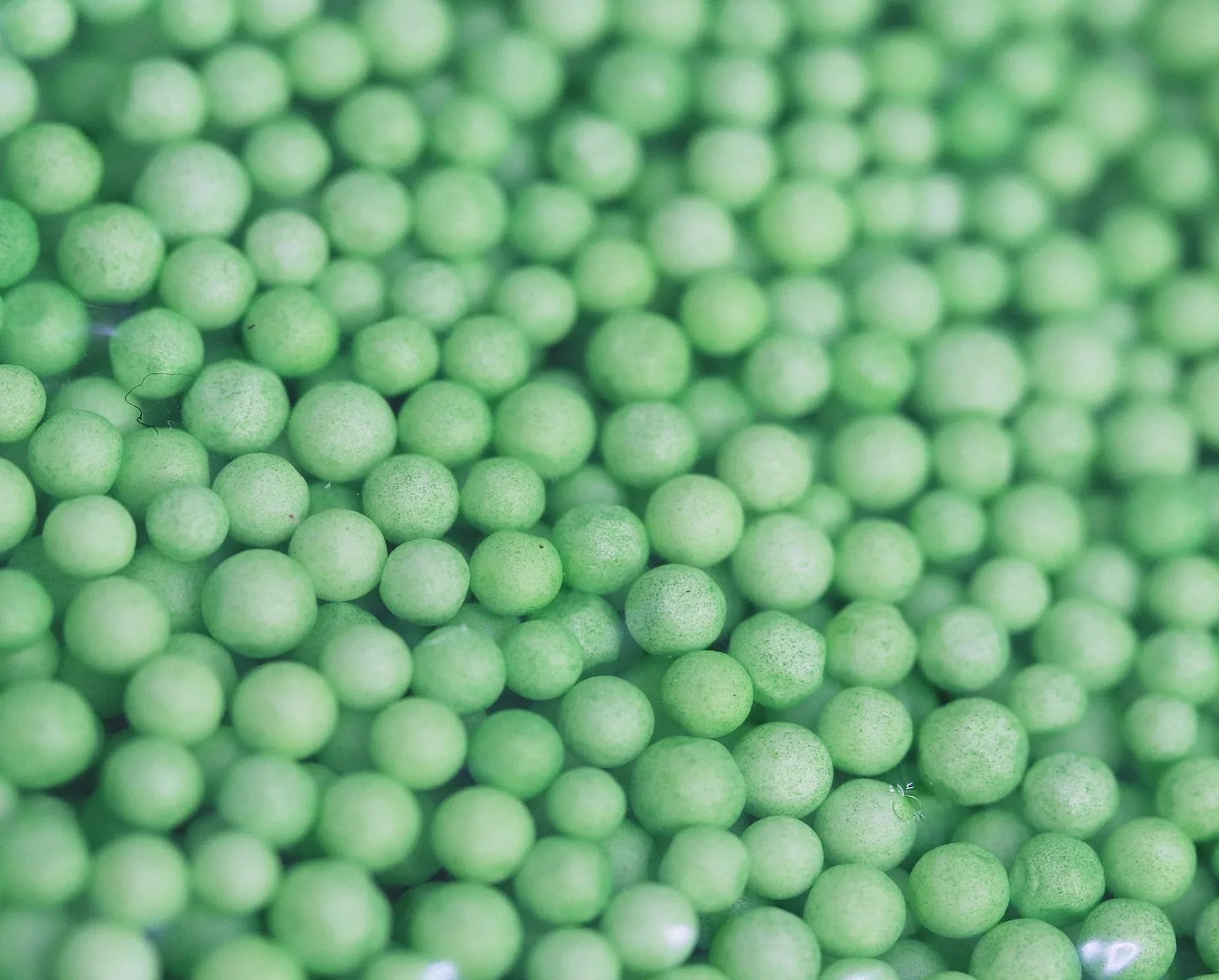 Green foam balls - Unicorn Lab