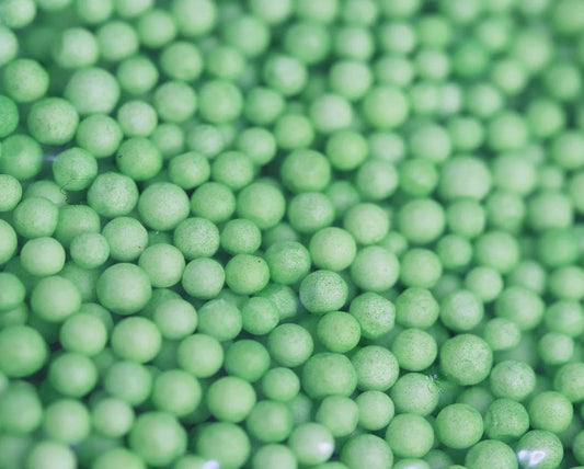 Green foam balls - Unicorn Lab