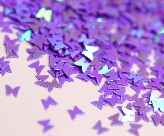 Purple Iridescent Butterfly Glitter - Unicorn Lab