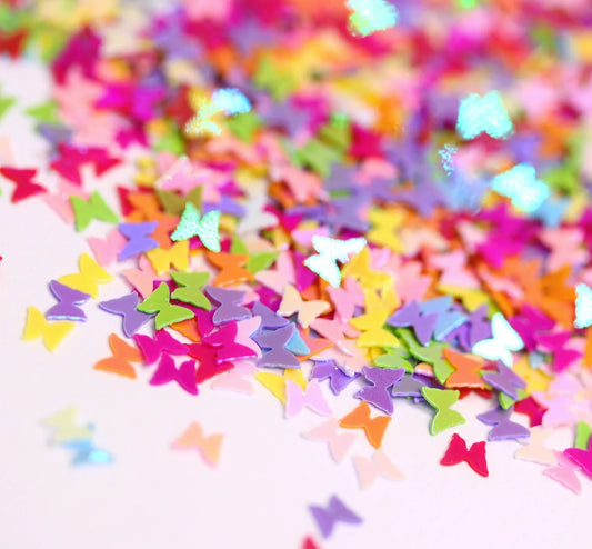 Rainbow Iridescent Butterfly Glitter - Unicorn Lab