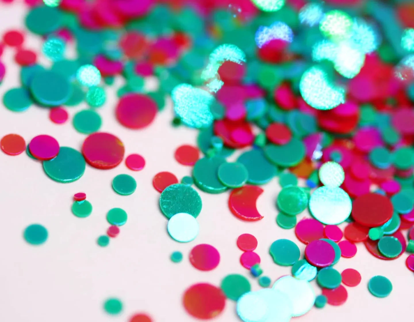 Christmas Mixed Dots Glitter - Unicorn Lab