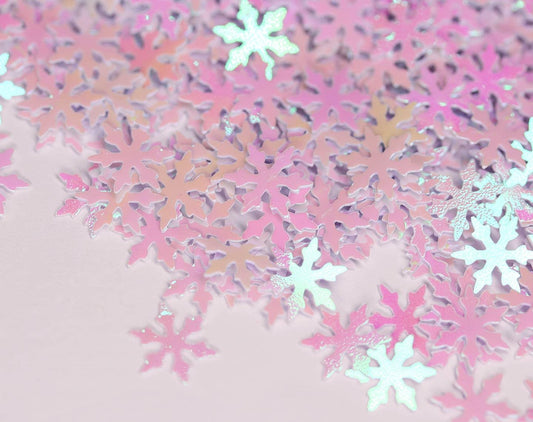 Large AB Iridescent Snowflake Glitter - Unicorn Lab