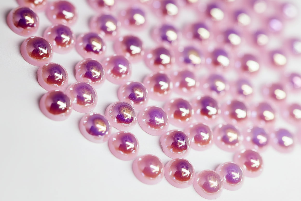 Iridescent Pink Pearl 4mm - Unicorn Lab