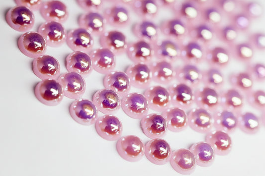 Iridescent Pink Pearl 4mm - Unicorn Lab