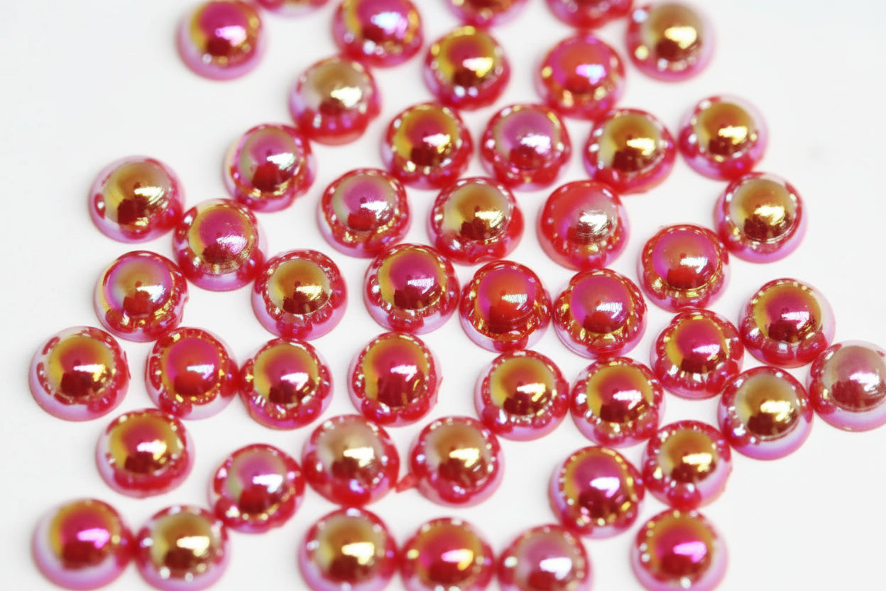 Iridescent Red Pearl 4mm - Unicorn Lab