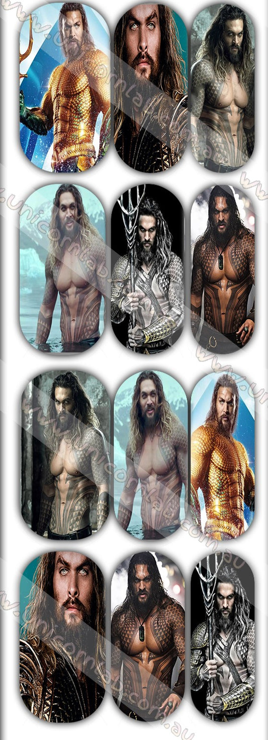Jason Momoa Waterslide Decals waterslide decal
