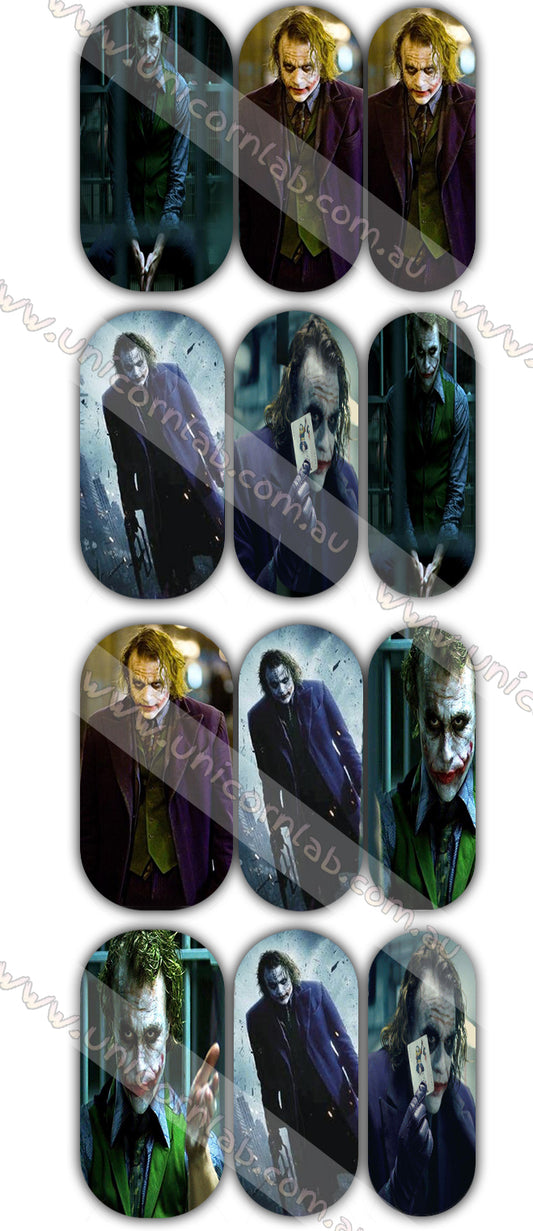Joker (Dark Night) Waterslide Decals waterslide decal