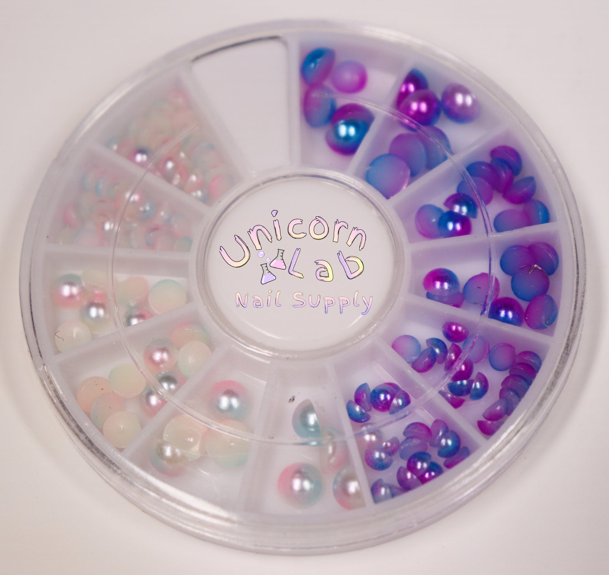 Mermaid Pearl Wheel nail crystals The original Shimmer Cuticle Oil – Handcrafted in Melbourne since 2017 – First cuticle oil droppers to hit the Australian market