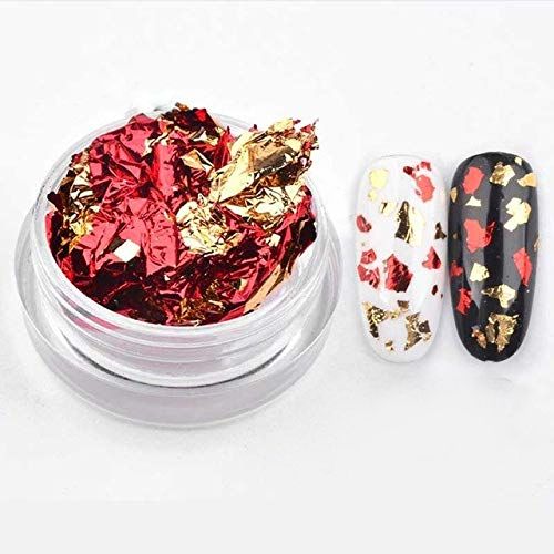 Volcano foil - red & gold nail foil The original Shimmer Cuticle Oil – Handcrafted in Melbourne since 2017 – First cuticle oil droppers to hit the Australian market