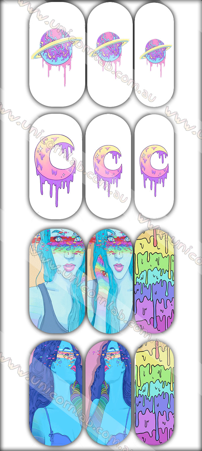 Pastel Dream Waterslide Decals waterslide decal